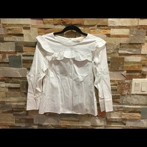 Rebecca Taylor White Blouse Size 2
